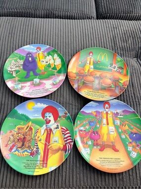 McDonald’s 1989 plates please read